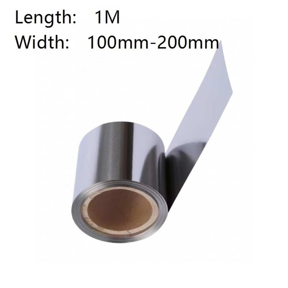 1 Stück hochreine Eisenfolie for mechanische Rahmen, Haltbarkeitsdicke 0,05 mm - 0,5 mm, dünnes Metalleisenblech(0.05mmx100mmx1m)