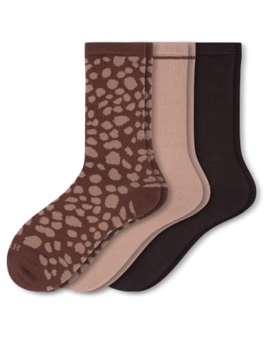 Image of HUE Women's Super Soft Crew Sock 3 Pair Pack