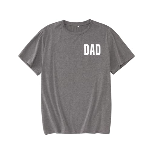 KEKEMI Daddy and Me Shirt Toddler Daddy's Girl Graphic T-Shirt Girls Dad Print Tee Tops Father's Day Family Matching Outfit