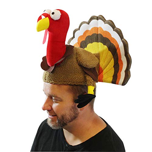 image for Spooktacular Creations 2 Turkey Hats for Happy Thanksgiving Party Cost