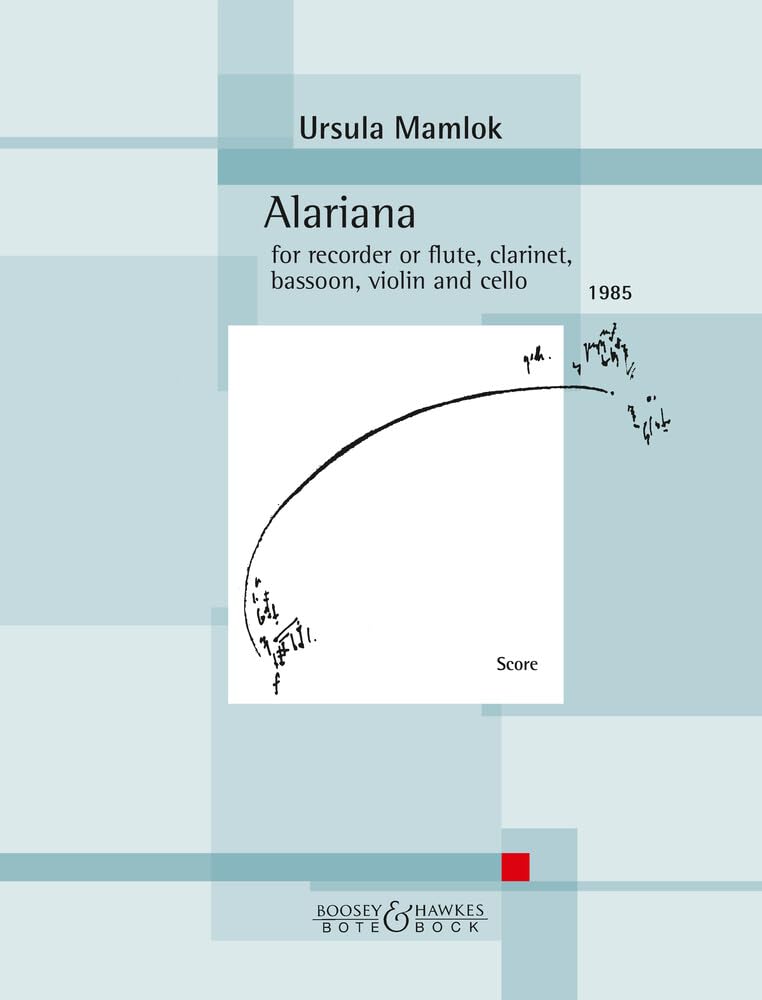 Alariana partition musique de chambre flûte à bec clarinette basson violon