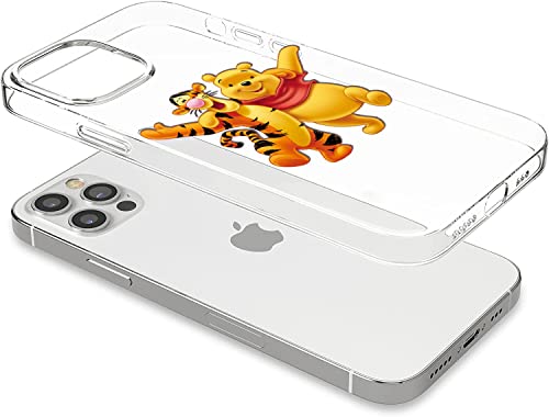 Jwepg Cute Phone Case For Iphone 13 Pro Max, Clear Case Shock Absorption Case (Winnie-Friend-Tigger) Iphone 13 Pro Max (6.7 Inch) #TOP2