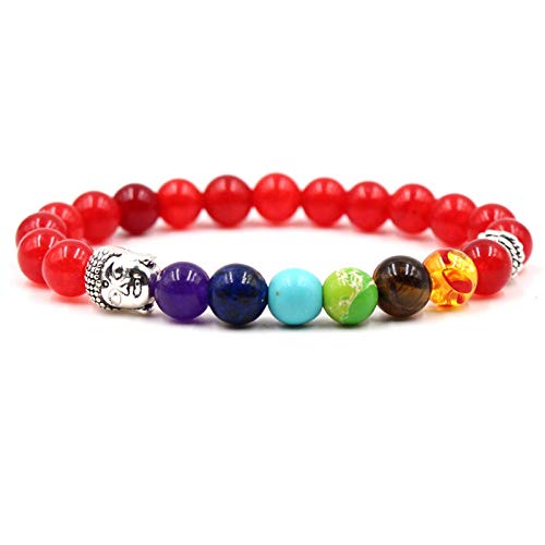 Bracciale Pietre Naturale Donna,7 Chakra