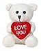 Famosa Softies - Peluche Mini Oso Love, Color Blanco 760014894