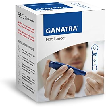 Flat Glucometer Blood Lancet Use For Accu Check, 1000 Pieces (White)