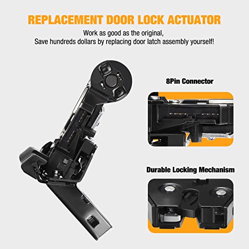 Image of SYERAL Trunk Latch Assembly Compatible with Cadillac XT4 XT5 XT6 Escalade, Compatible with Chevrolet Suburban Equinox, GMC Yukon Terrain Acadia, Buick Enclave Lock Actuator Replace 13537955 13519125