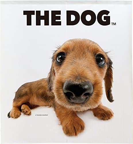 のれん THE DOG 犬 タペストリー ダックスフンド 幅85×丈90cm 96027