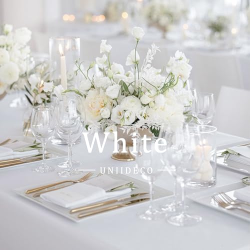Image of 8 Rolls Crepe Paper Streamers, White Streamers Party Decorations for Baby Shower Bridal Shower Wedding Party Birthday Christmas