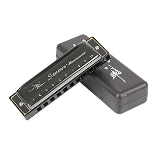 SHUIYUE SW1020-7 10 Trous 20 Tons Blues Harmonica diatonique Clé de l’orgue à Bouche C avec étui ABS Harmonica de… - Les Beatles, Paul McCartney, John Lennon, RIngo Starr, George Harrison SHUIYUE SW1020-7 10 Trous 20 Tons Blues Harmonica diatonique Clé de l'orgue à Bouche C avec étui ABS Harmonica de… – Image 4