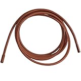 CALFOVERA Ceinture Ronde en Cuir PU Nouée pour Femme 183.5cm de Long Fine Cordelette en Cuir Style Bohème Ceinture Nouée Élégante pour Jeans Pantalons Robes Jupes (Marron)