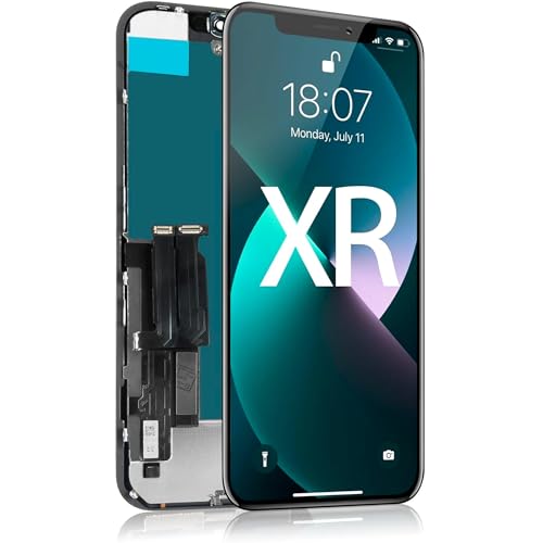 ETech61 iPhone XR LCD Screen Replacement In-Cell Display with Touch Digitizer Assembly for iPhone XR A1984 A2105 A2106 A2108