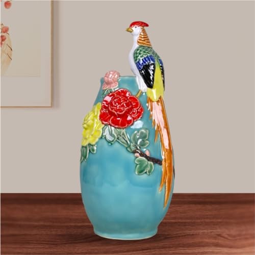 Vases en céramique pour planter des fleurs et décoration de table basse TUSUOD - 4