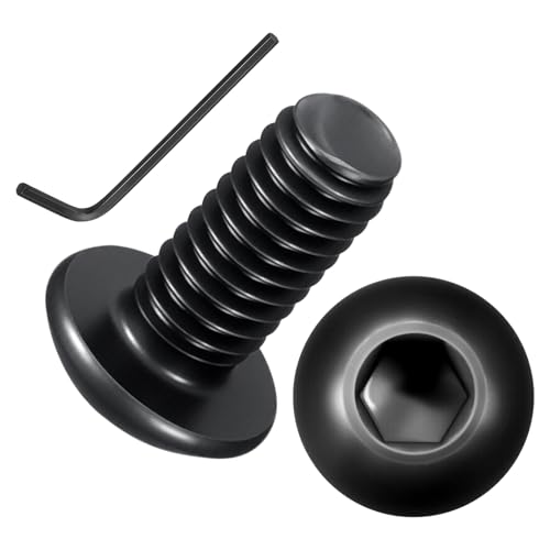 Kozelo 50 Vis Téte Bombée Douille M3-0.5x6mm Revêtement Zinc-Nickel