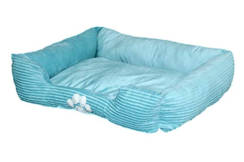 Sofantex Paw Print Pet Bed, Reversible Rectangle...