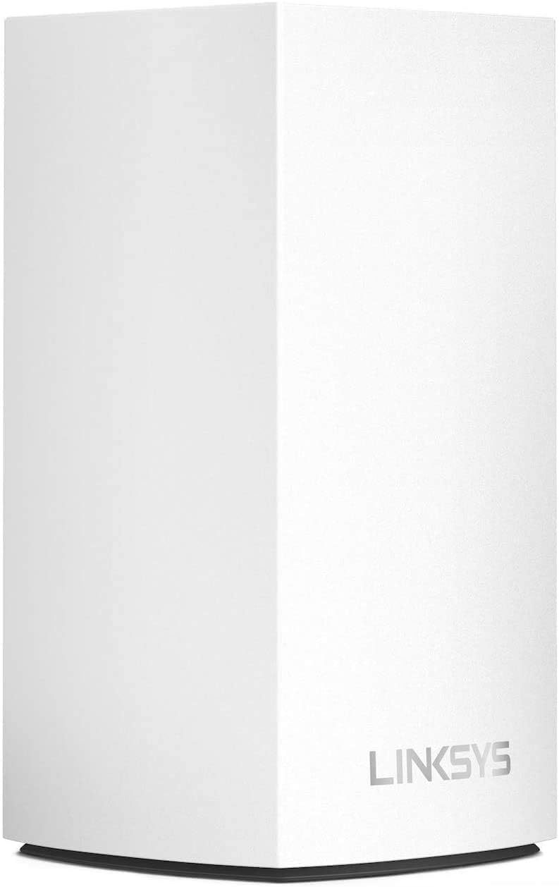 Linksys Velop Mesh Home Wi-Fi System, Up to 1,500 Sq. Ft. Coverage, Supports 10+ Devices, Dual-Band AC1300 Speeds up to 1.3 Gbps, Easy App Setup, White