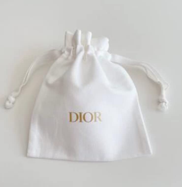 Amazon.co.jp: ディオール 巾着ポーチ 巾着袋 1枚 (ホワイト