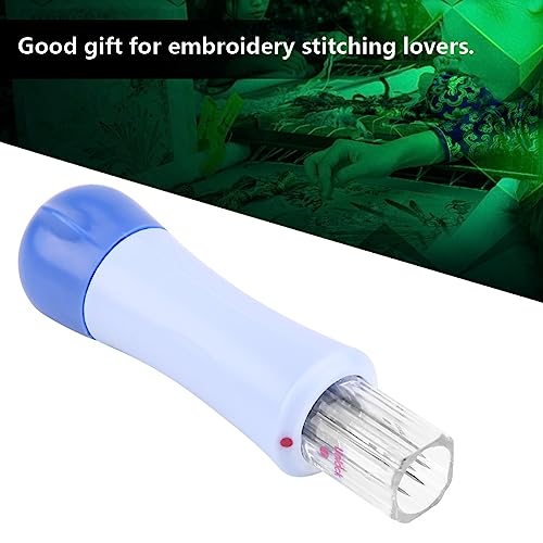 AUNMAS Embroidery Felting Needle, 9.8cm/3.9inch Embroidery Punch Pen with 7 Needles Needle Felting Punch Tool for Embroidery Stitching - Image 4
