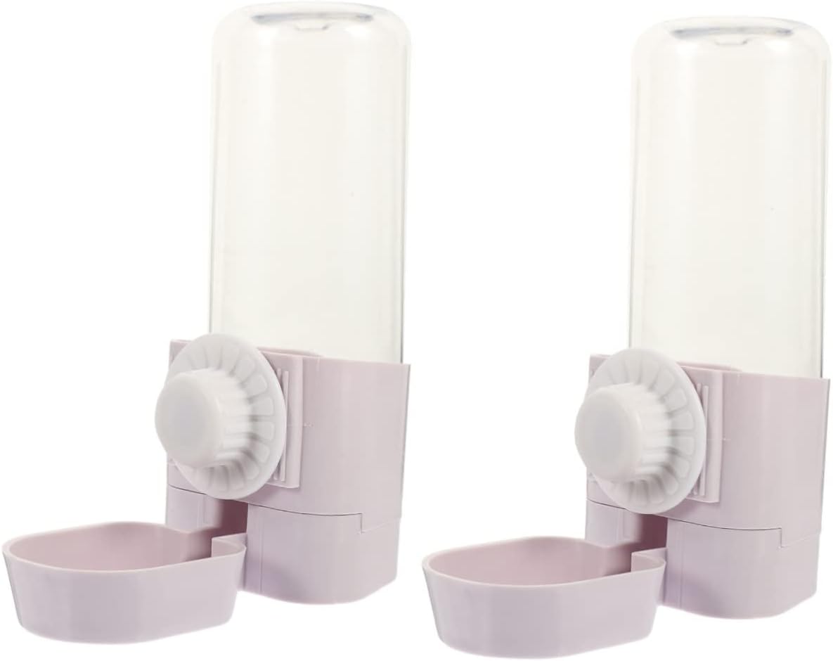 Mipcase 2pcs Pet Water Feeder for Hamster Bunny Rabbit Leak Pet Sanitary Easy to Install