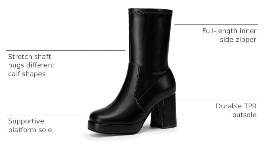 Mid Calf Boots - image 3