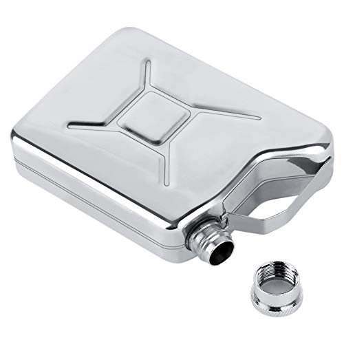TARSHYRY Frasco para Hombres, Frasco de Licor, de Vino de Acero Inoxidable, de Whisky Portátil, para Beber, Botella de Alcohol, Botella de Vino de Bolsillo, Petaca para, Camping, Al Aire Libre