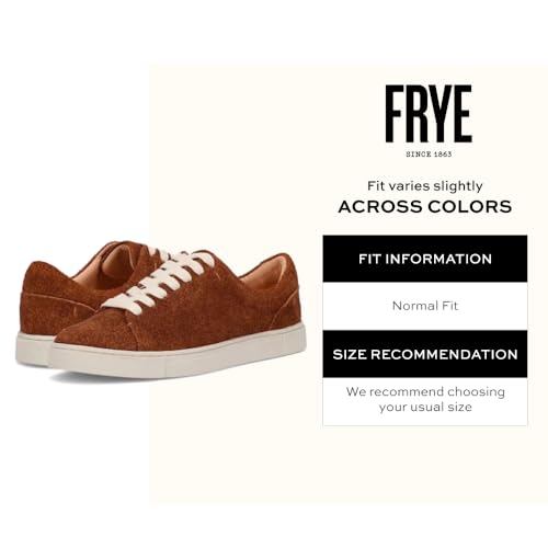 Image of Frye Ivy Low Lace Sneakers for Women - Removable Footbed Shoes - Leather Womens Casual Shoes - Crafted from Soft, Vintage Italian Leather with Removable Molded Footbed