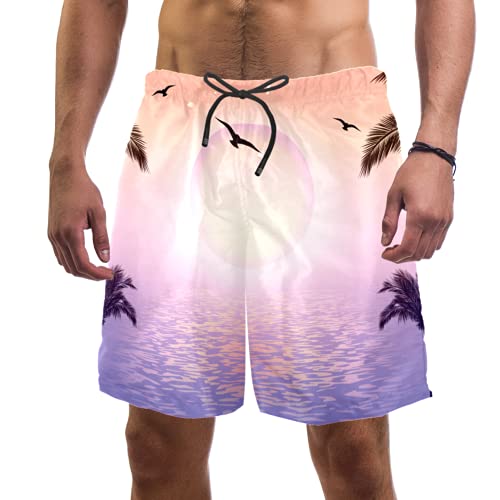 Short de bain homme taille élastique pour nager confortable