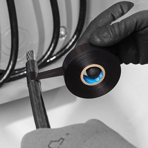 Image of Ideal Industries INC. 46-33 Black 7 Mil Wire Armour UL Listed 3 /4 in. Professional Vinyl Black Electrical Tape