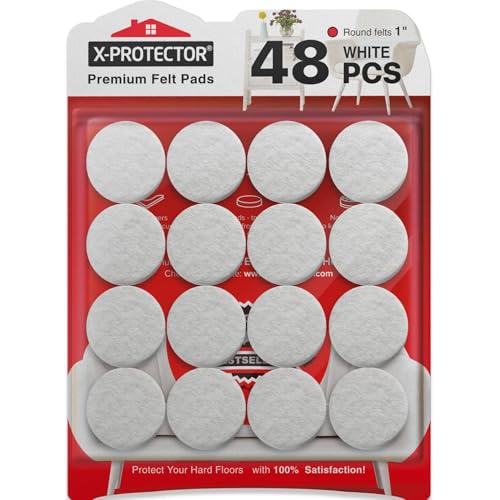Felt Furniture Pads X-PROTECTOR - 48 Premium Felt Pads Floor