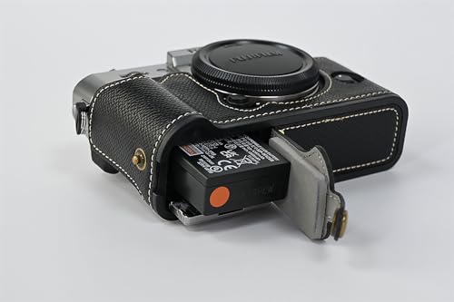 Funda mitad de piel para cámara Fujifilm X-T30 negra miniatura 6