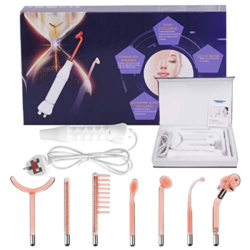 Yofuly - Appareil à haute fréquence portable pour le visage à 7 accessoires, violet Cover