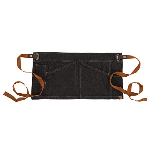 Chef Works Unisex Berkeley Waist Apron, Black, One Size #TOP25