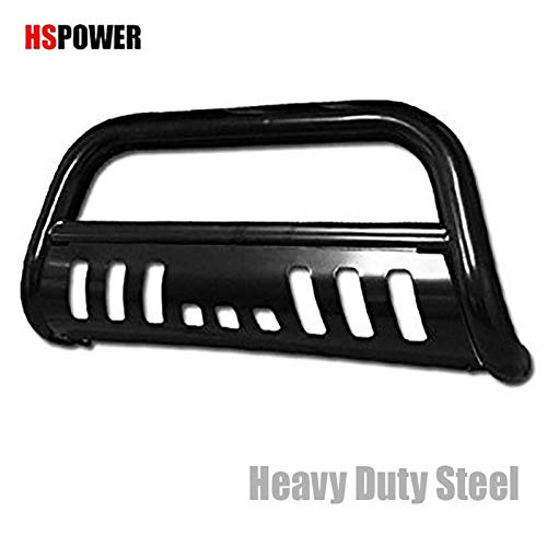 Hs Power Black Hd Heavy Duty Steel Bull Bar Compatible With Hummer H3/H3T 2006-2010 Brush Push Front Bumper Grill Grille Guard #TOP1