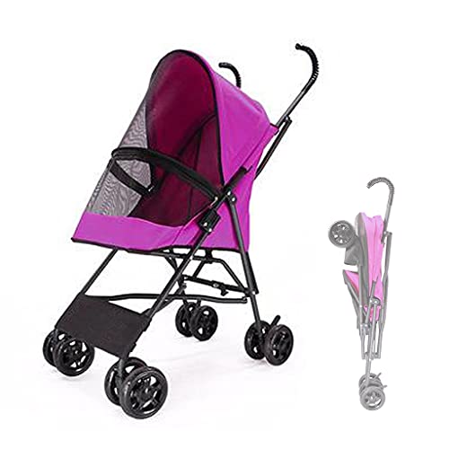 Landau pour chien d'une structure parapluie robuste et élégante