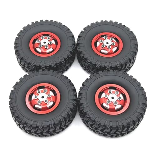 Pneus et roues RC pour MN82 LC79 et MN78 D90 au 1:12 avec jantes robustes en plastique