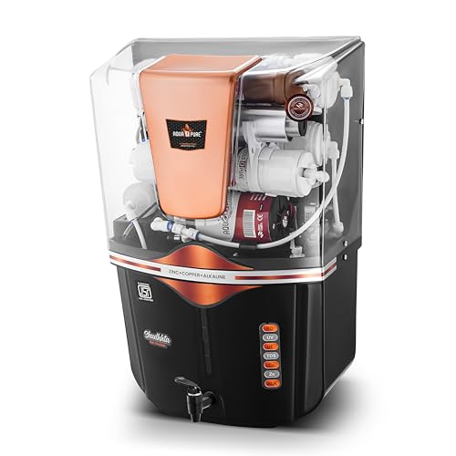 Image of AQUA D PURE RO Water Purifier with 4 in 1 Copper Technology, 12 Liter, UV, UF, TDS Adjuster, Multisource water Compatibility, Black