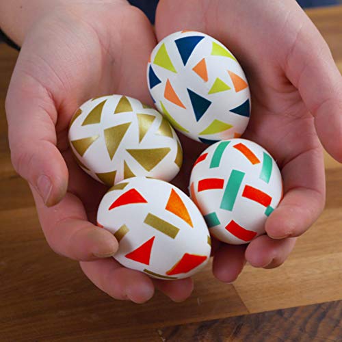 Piokio Colored Washi Tape 10 Roll Multi Pack - 164 Feet X 15Mm Wide Set Rainbow Solid Color Tape For Egg Decorating, Diy School Supplies #TOP5