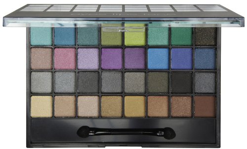 e.l.f. 32 Piece Eye shadow eyeshadow Palette - COOL Shades elf - eyes lips face