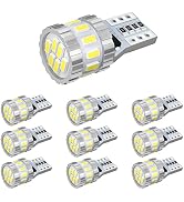 バラ売り可　T10 LED ライト　6連　プロジェクター　ホワイト　白色　車 Amazon | BORDAN T10 LED ホワイト 爆光 ポジションランプ ナンバー灯