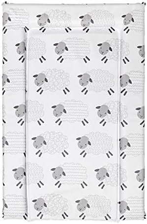 Baby Changing Mat, Blue Stars Deluxe Waterproof with Raised Padded Edges, Uniquely Designed, Easy Wipe Clean a Perfect, Practical Addition to Your Nursery 75cm x 47.5cm x 5cm