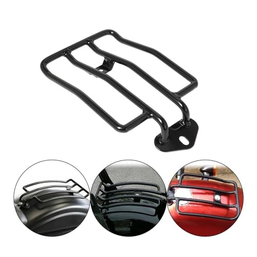Porte bagages arrière moto de selle solo rigide pour Sportster XL1200 XL883 2004 - 2