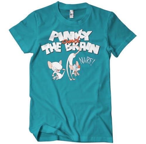 T-Shirt Men Pinky and the Brain Narf sous Licence Officielle