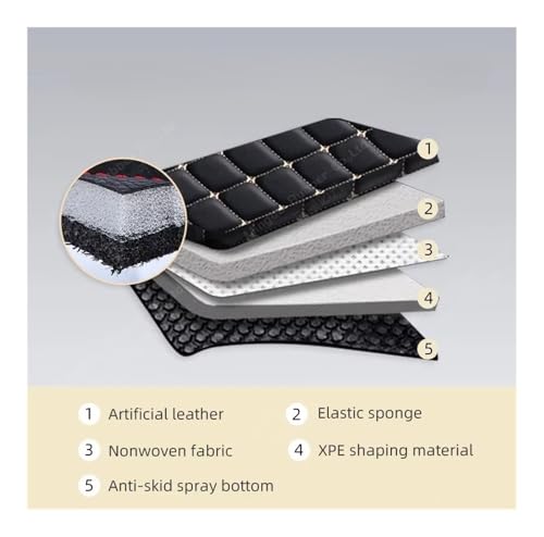 Tapis de coffre à couverture complète Série 6 GT G32 protection de coffre - 6