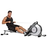 Sunny Health & Fitness Magnetic Rowing Machine with LCD Monitor by SF-RW5515 (Renewed)