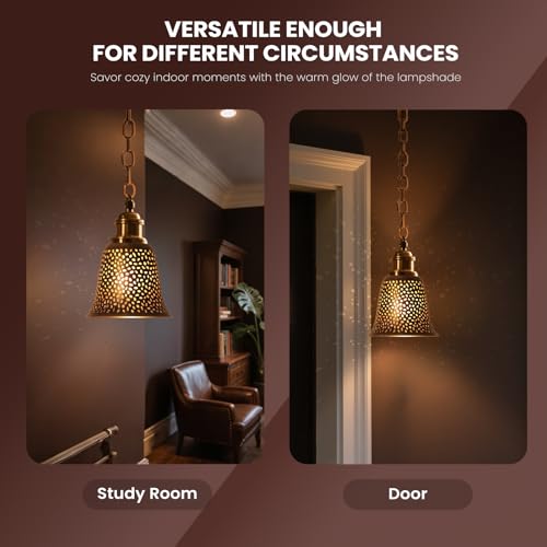 Image of Ceiling fan light covers 4 Pack replacements with 1.6 inch Fitter, ALUCSET 5.6 inch Height and 5 inchDiameter, Metal Bell Shaped light fixture cover Fits pendant light shade Chandeliers Wall Sconces Lights