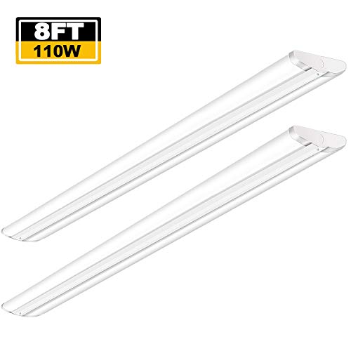 AntLux 110W 8FT LED Wraparound Ultra Slim Strip Lights, 12600LM, 5000K, 8 Foot