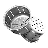 Filtre d'évier : fabriqué en acier inoxydable, durable, inoxydable et pratique à utiliser, évier de cuisine avec panier de vidange