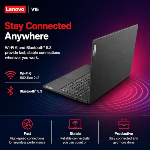 Image of Lenovo New Business and Student Laptop(2026 Premium Edition), Intel Powerful Processor, 15.6 inch FHD Anti-Glare Display, Fast Charging Speed, 14.5-Hour Battery Life, Windows 11 Pro with MS 365 for Web
