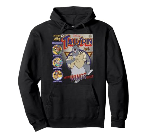Disney TaleSpin Vêtement Homme Femme Imprimé Rétro Coton avec Capuche