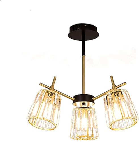 Lustre suspendu en cristal précieux et luminaire chandelier haut de gamme