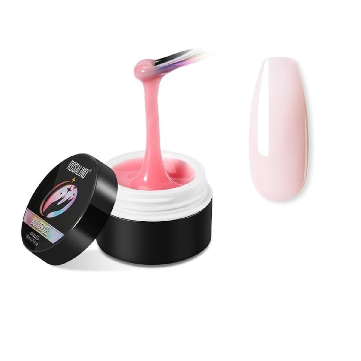 ROSALIND Nude Pink 15ml Builder Gel Extension Gel from BELLE GAGA™ Poly Nail Gel for Nail Art Decoration, Gel Extension Nail Thickening Easter Nail Gift Easy to DIY Use at Home Need UV Lamp to cure (A774)-image-11